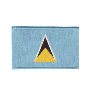 Patch Sublimado Bandeira Santa Lúcia 8,0x5,5 Bordado