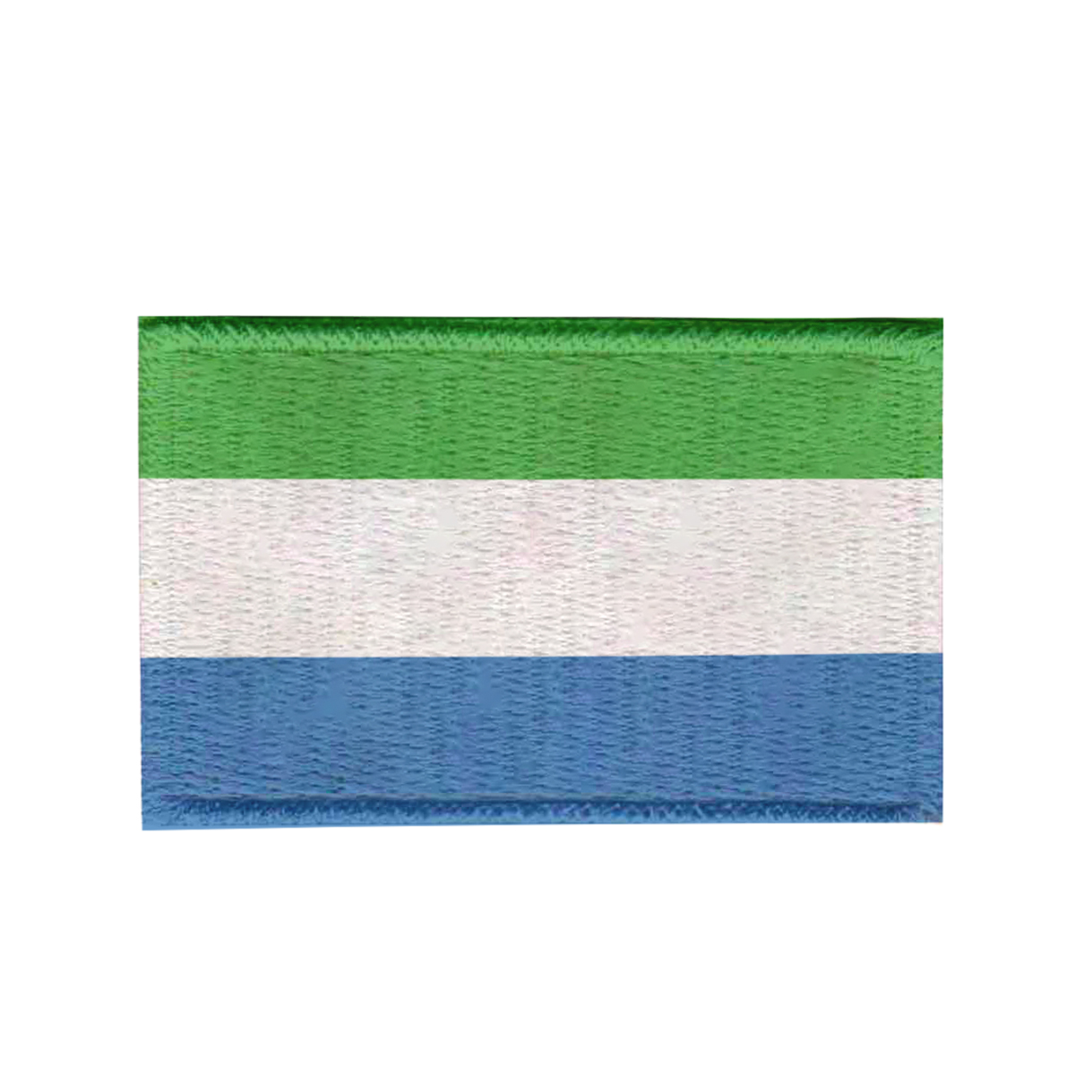 Patch Sublimado Bandeira Serra Leoa 8,0x5,5 Bordado