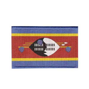 Patch Sublimado Bandeira Suazilandia 8,0x5,5 Bordado