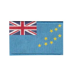 Patch Sublimado Bandeira Tuvalu 8,0x5,5 Bordado