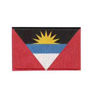 Patch Sublimado Bandeira Antigua e Barbuda 5,5x3,5 Bordado