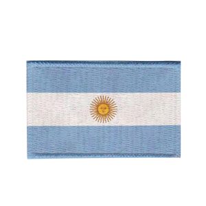 Patch Sublimado Bandeira Argentina 5,5x3,5 Bordado