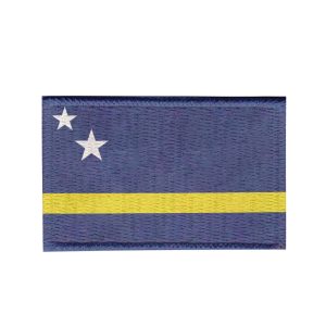 Patch Sublimado Bandeira Curaçao 5,5x3,5 Bordado