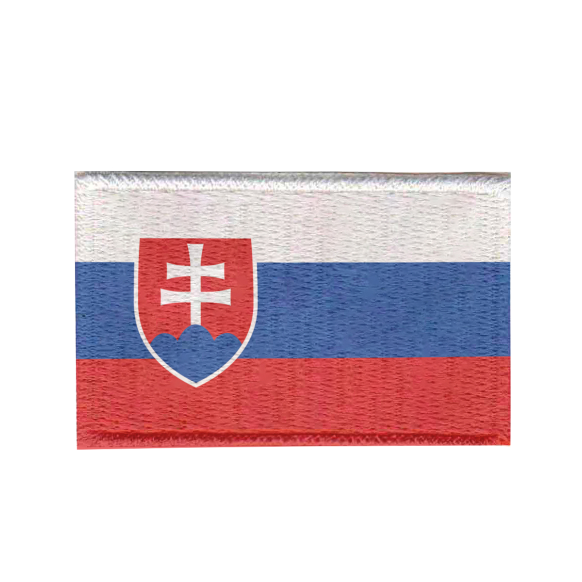Patch Sublimado Bandeira Eslováquia 5,5x3,5 Bordado