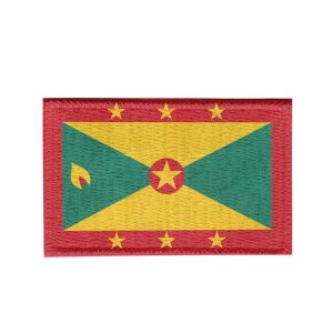 Patch Sublimado Bandeira Granada 5,5x3,5 Bordado