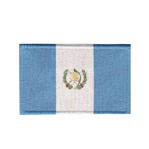 Patch Sublimado Bandeira Guatemala 5,5x3,5 Bordado