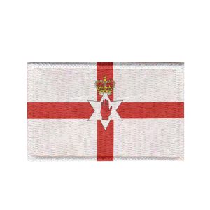 Patch Sublimado Bandeira Irlanda do Norte 5,5x3,5 Bordado