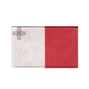 Patch Sublimado Bandeira Malta 5,5x3,5 Bordado