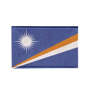 Patch Sublimado Bandeira Marshall 5,5x3,5 Bordado