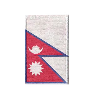 Patch Sublimado Bandeira Nepal 5,5x3,5 Bordado