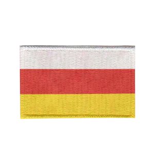 Patch Sublimado Bandeira Ossétia do Sul 5,5x3,5 Bordado