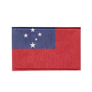 Patch Sublimado Bandeira Samoa 5,5x3,5 Bordado