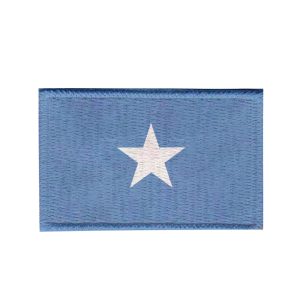 Patch Sublimado Bandeira Somália 5,5x3,5 Bordado
