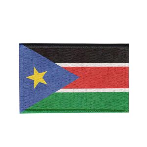Patch Sublimado Bandeira Sudão do Sul 5,5x3,5 Bordado