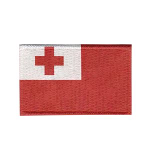 Patch Sublimado Bandeira Tonga 5,5x3,5 Bordado