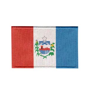Patch Sublimado Bandeira Alagoas 5,5x3,5 Bordado
