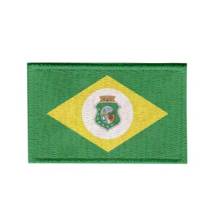 Patch Sublimado Bandeira Ceará 5,5x3,5 Bordado