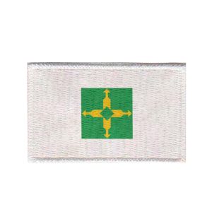 Patch Sublimado Bandeira Distrito Federal 5,5x3,5 Bordado