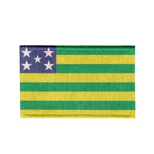 Patch Sublimado Bandeira Goiás 8,0x5,5 Bordado