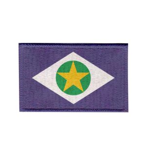 Patch Sublimado Bandeira Mato Grosso 8,0x5,5 Bordado