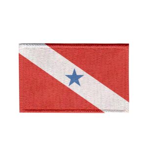 Patch Sublimado Bandeira Pará 8,0x5,5 Bordado