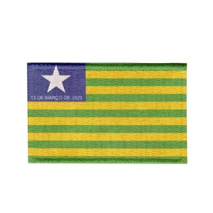 Patch Sublimado Bandeira Piauí 8,0x5,5 Bordado