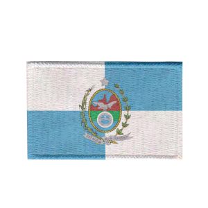 Patch Sublimado Bandeira Rio de Janeiro 8,0x5,5 Bordado
