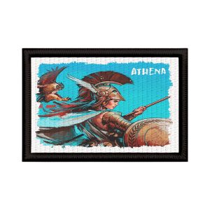 Patch Sublimado Coleção Deusa Grega Atena Justiça Estratégia