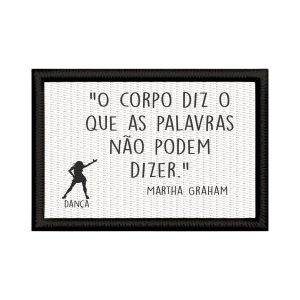Patch Sublimado Dança Presente Dançarina Todos Os Tipos