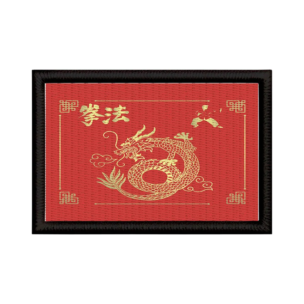 Patch Sublimado Dragão Serpente Oriental Arte Asiática