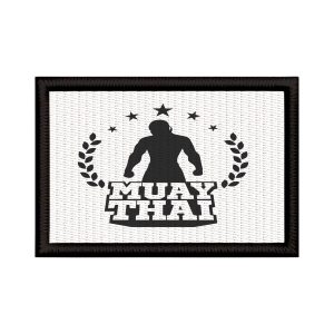 Patch Sublimado Campeão Lutador Muay Thai Boxing Luta