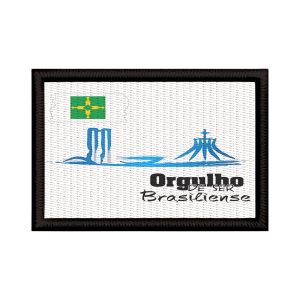 Patch Sublimado Bandeira Orgulho De Ser De Brasília