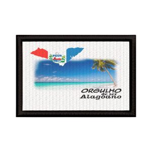 Patch Sublimado Bandeira Alagoas Orgulho De Ser Alagoano