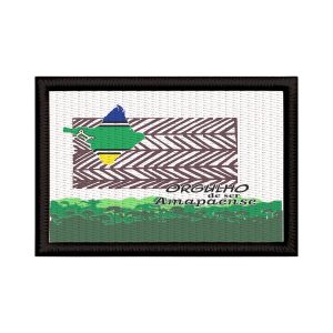 Patch Sublimado Bandeira Amapá Orgulho Amapaense