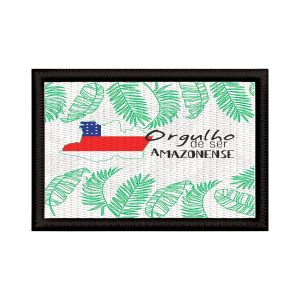Patch Sublimado Bandeira Amazonas Orgulho Amazonense