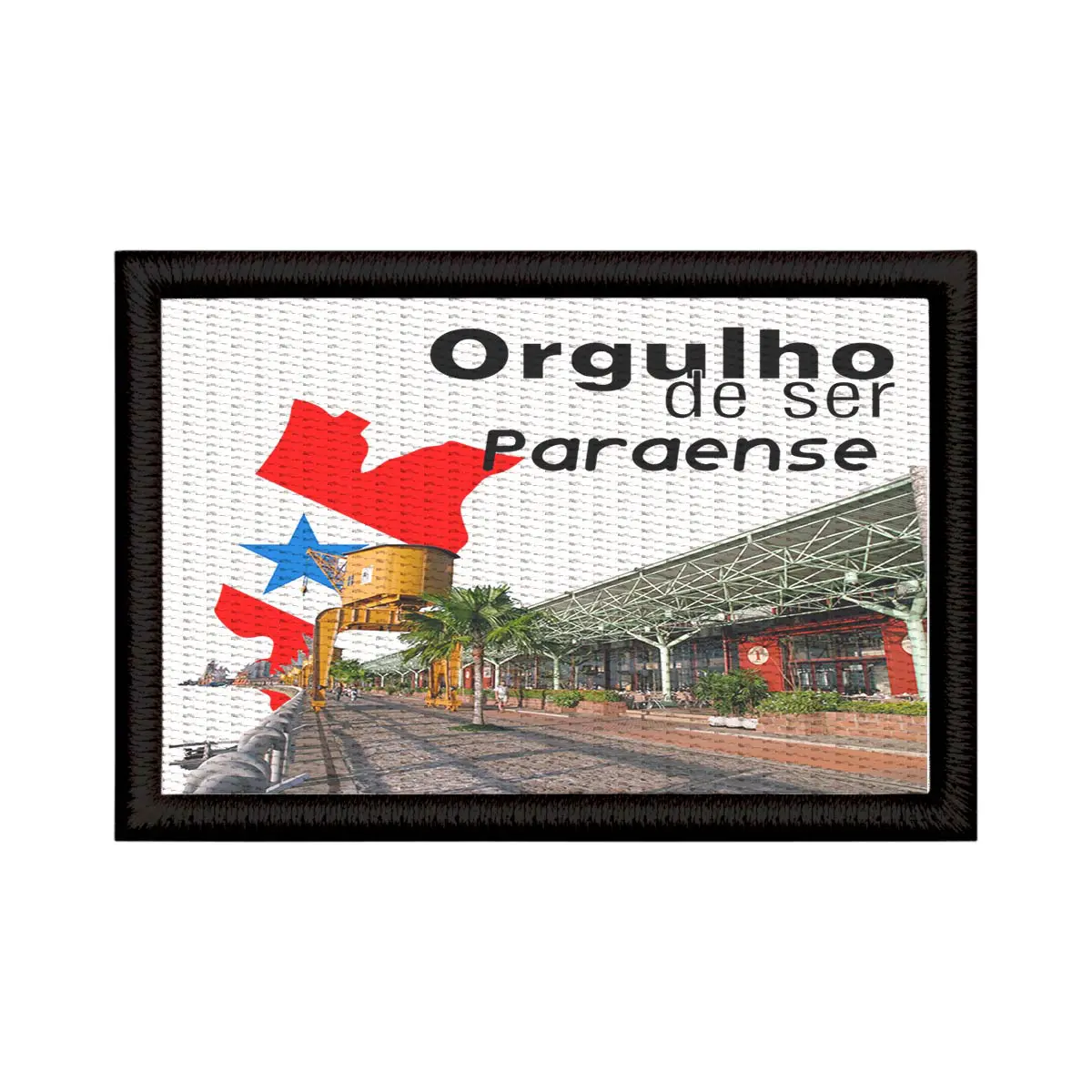 Patch Sublimado Bandeira Pará Orgulho De Ser Paraense