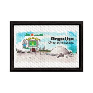 Patch Sublimado Bandeira Goiânia Orgulho Goianiense