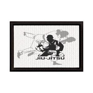 Patch Sublimado Brazilian Jiu Jitsu Disciplina Faixa Preta