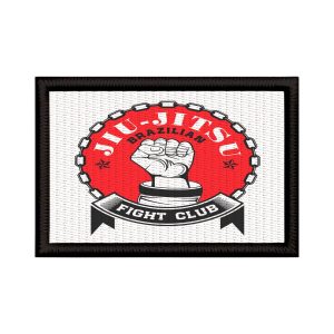 Patch Sublimado BJJ Jiu Jitsu Brasileiro Clube Academia Luta
