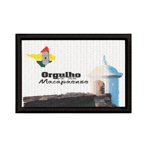 Patch Sublimado Bandeira Macapá Orgulho Ser Macapaense