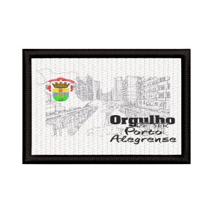 Patch Sublimado Bandeira Porto Alegre Orgulho Ser Alegrense