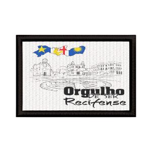 Patch Sublimado Bandeira Recife Orgulho Ser Recifense
