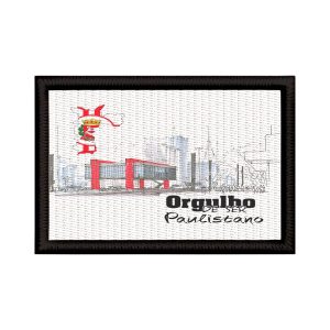 Patch Sublimado Bandeira Cidade São Paulo Orgulho Paulistano