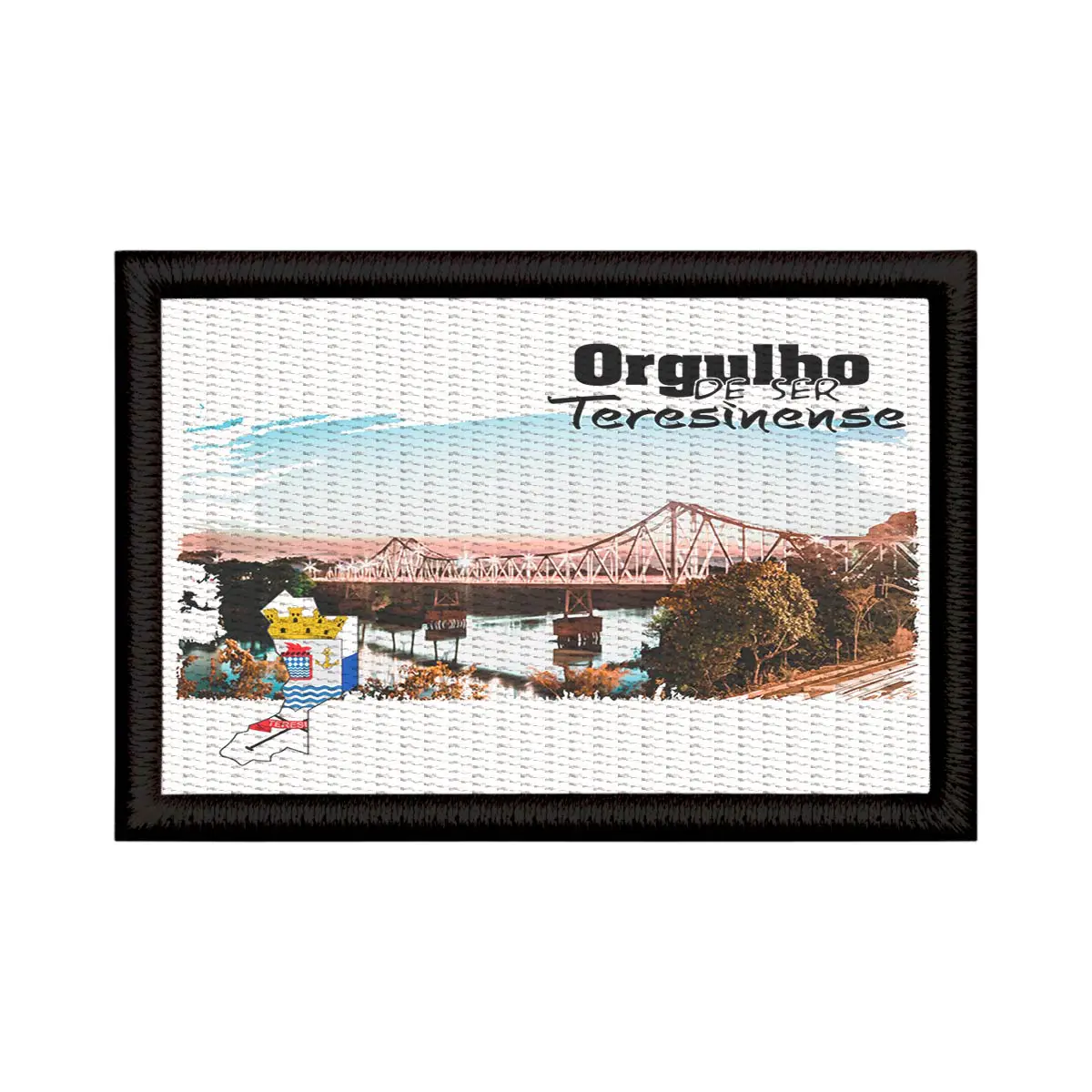 Patch Sublimado Bandeira Teresina Orgulho Teresinense