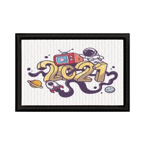 Patch Sublimado Astronauta Chegando Explorando Ano 2021