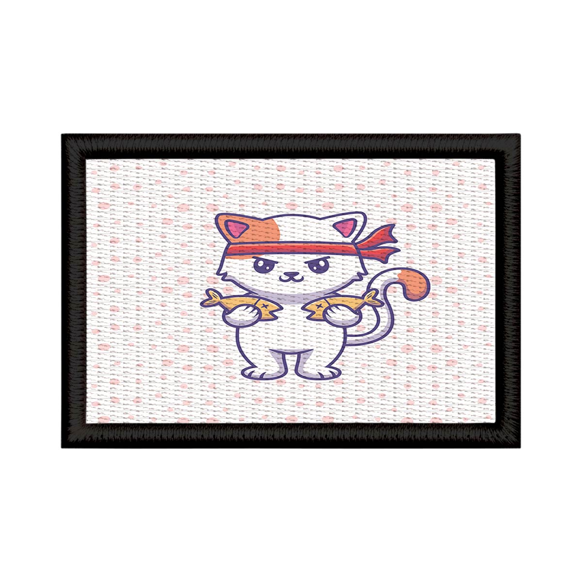 Patch Sublimado Gatinho Mestre Sushi Sushiman Peixinho