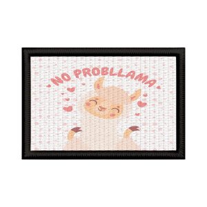 Patch Sublimado Lhama Meiga Sem Problemas No Probllama