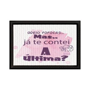 Patch Sublimado Engraçado Signo Gêmeos Fofoca Fofoqueira