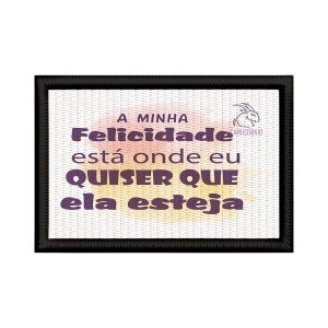 Patch Sublimado Engraçado Signo Capricórnio Felicidade Frase
