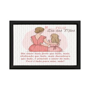Patch Sublimado Presente Dia Das Mães Texto Mãe Você É Tudo